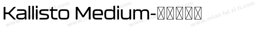 Kallisto Medium字体转换